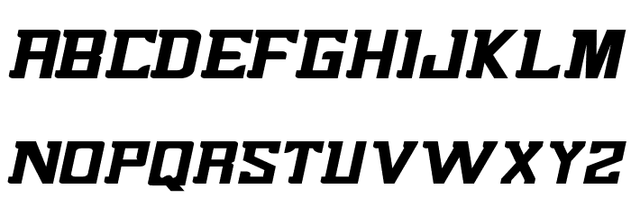 alenikh Italic Font LOWERCASE
