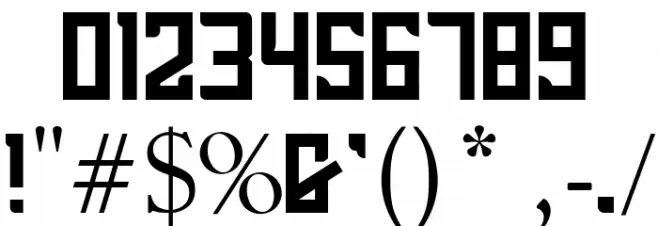 alenikh Font OTHER CHARS