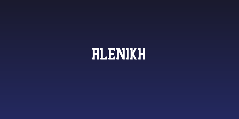 alenikh Social Header