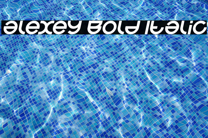 alexey Bold Italic Example 1