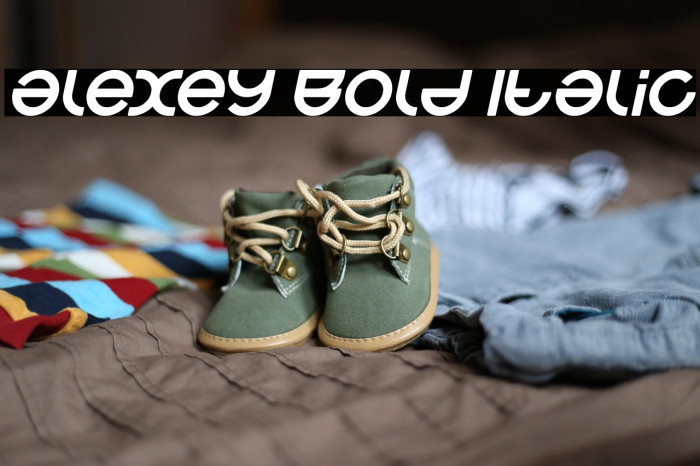 alexey Bold Italic Example 2