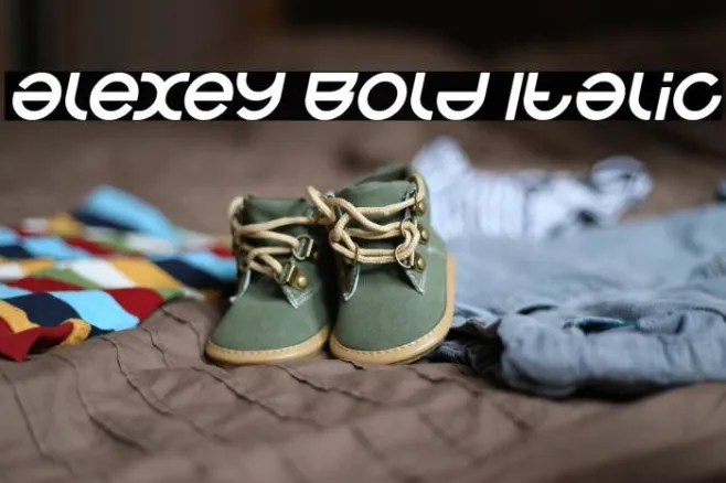 alexey Bold Italic Example 2