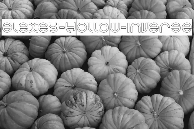 alexey-Hollow-Inverse Font examples