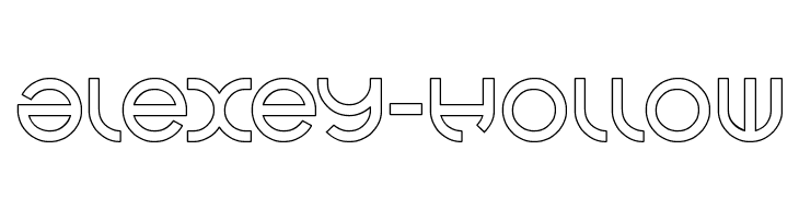 alexey-Hollow  font caratteri gratis