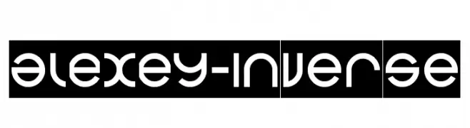 alexey-Inverse  नि: शुल्क फ़ॉन्ट्स डाउनलोड