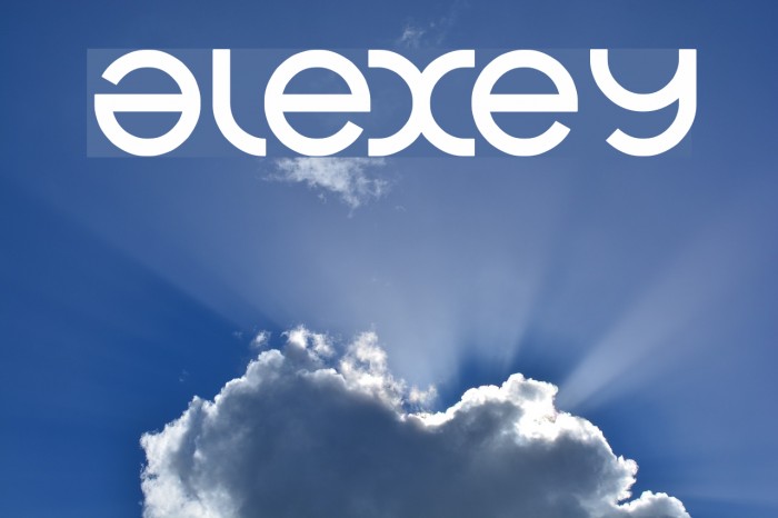 alexey Font examples