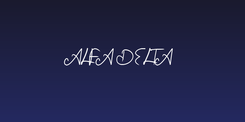 alfa delta Social Header