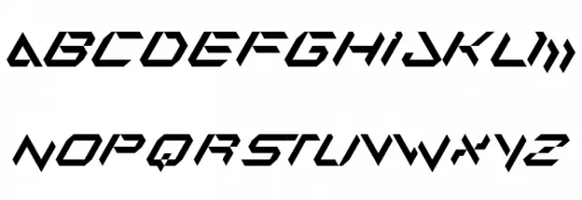 alfamesh001 Regular Шрифта ВЕРХНИЙ