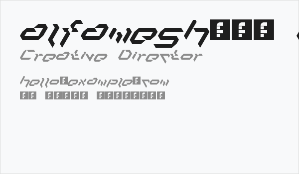 alfamesh001 Regular Business Card