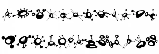 alien crush Font UPPERCASE