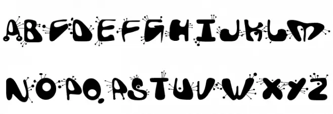 alien language Шрифта ВЕРХНИЙ