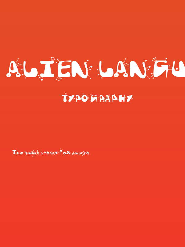 alien language Poster