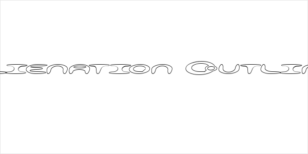 alienation Outline Logo