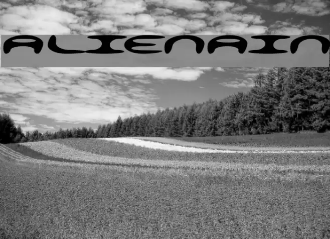 alienation Font examples