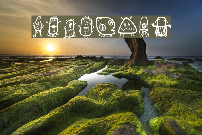 aliendco Font examples