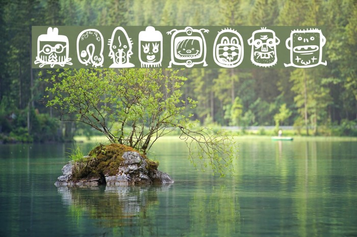 aliendco2 Font examples