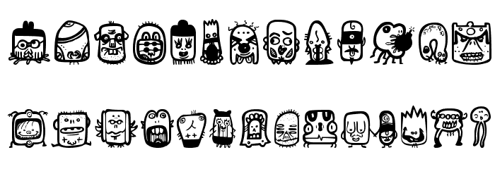 aliendco2 Font LOWERCASE