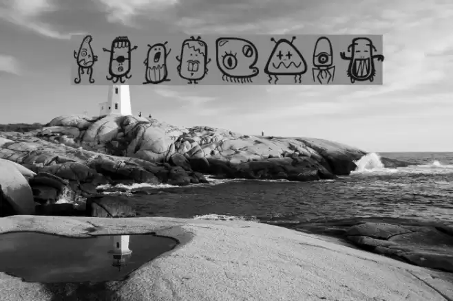 aliendco Font examples