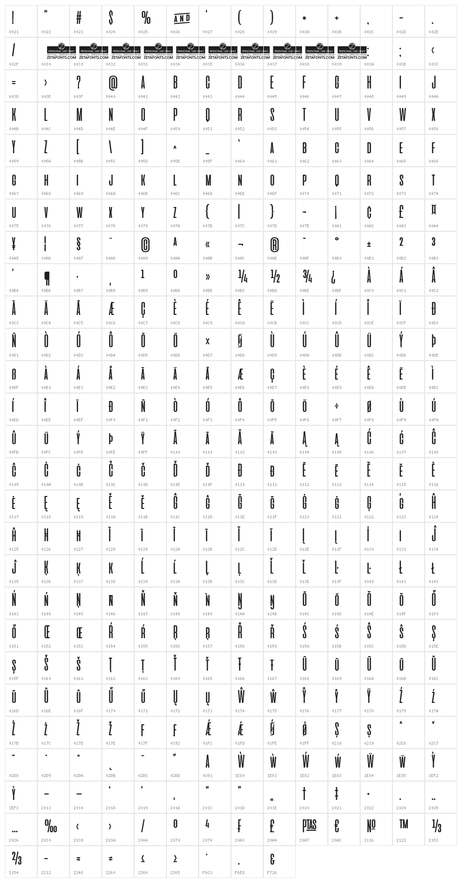 aliens and cows Character Map