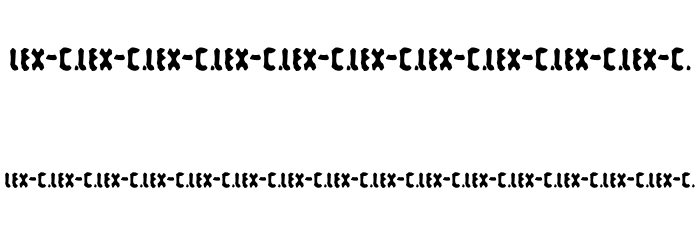 alienwarping Font OTHER CHARS