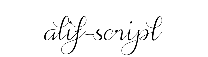 alif-script  नि: शुल्क फ़ॉन्ट्स डाउनलोड