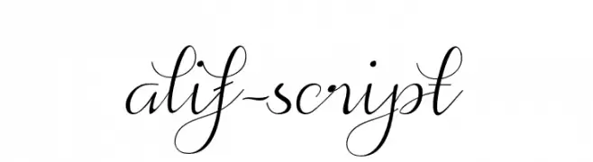 alif-script  नि: शुल्क फ़ॉन्ट्स डाउनलोड