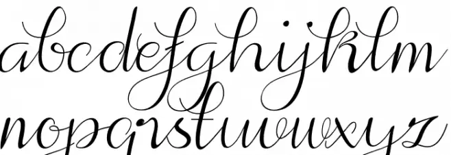 alif-script 字体 小写