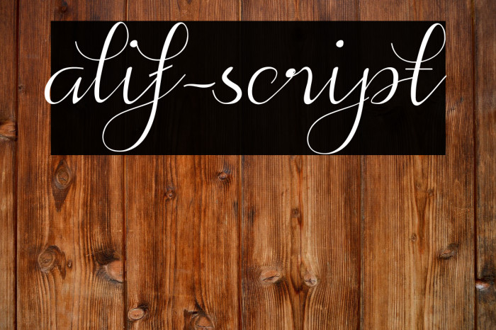 alif-script Example 3