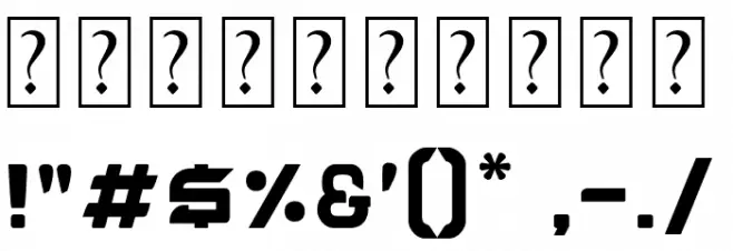 alise Font OTHER CHARS