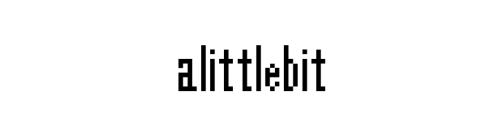 alittlebit Fonte
