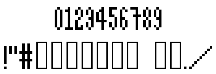 alittlebit Font OTHER CHARS
