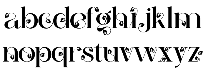 alketa demo regular Font LOWERCASE