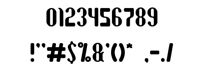 all around the world Font OTHER CHARS