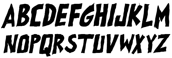 all exes must die! Bold Italic Font LOWERCASE