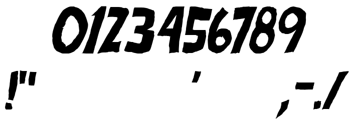 all exes must die! Italic Font OTHER CHARS