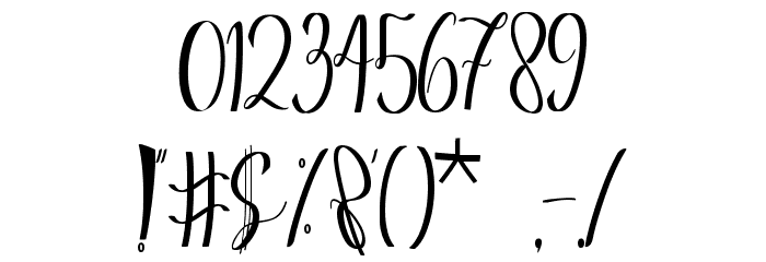 allacarte Font OTHER CHARS