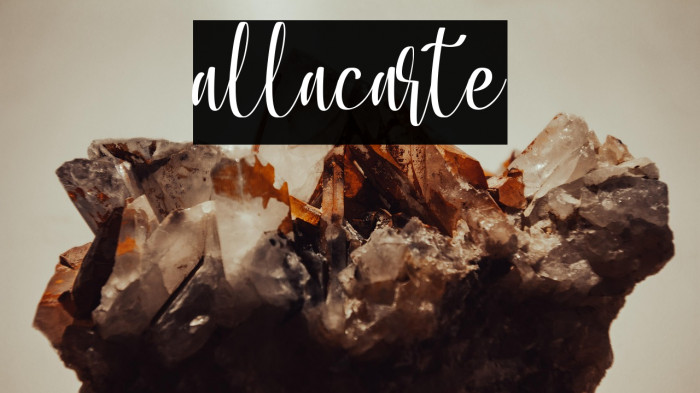 allacarte Example 2