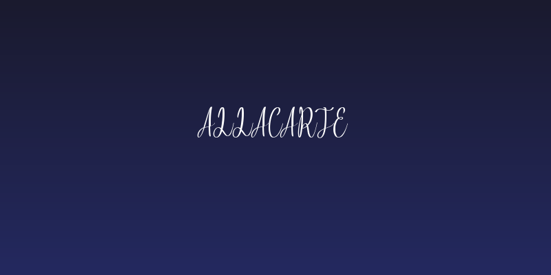 allacarte Social Header
