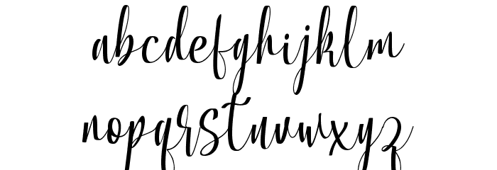 allacarte Font LOWERCASE