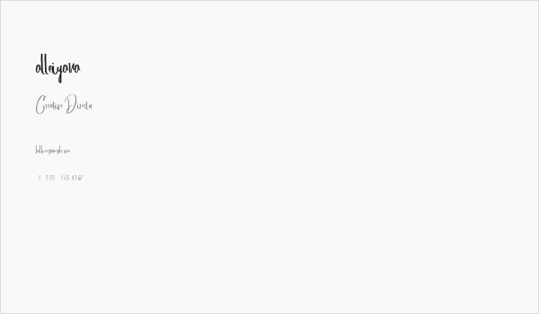 alleiyana Business Card