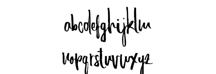 alleiyana Font LOWERCASE