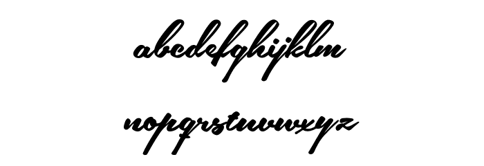 allenois free Font LOWERCASE