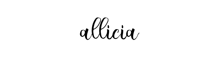 allicia  baixar fontes gratis