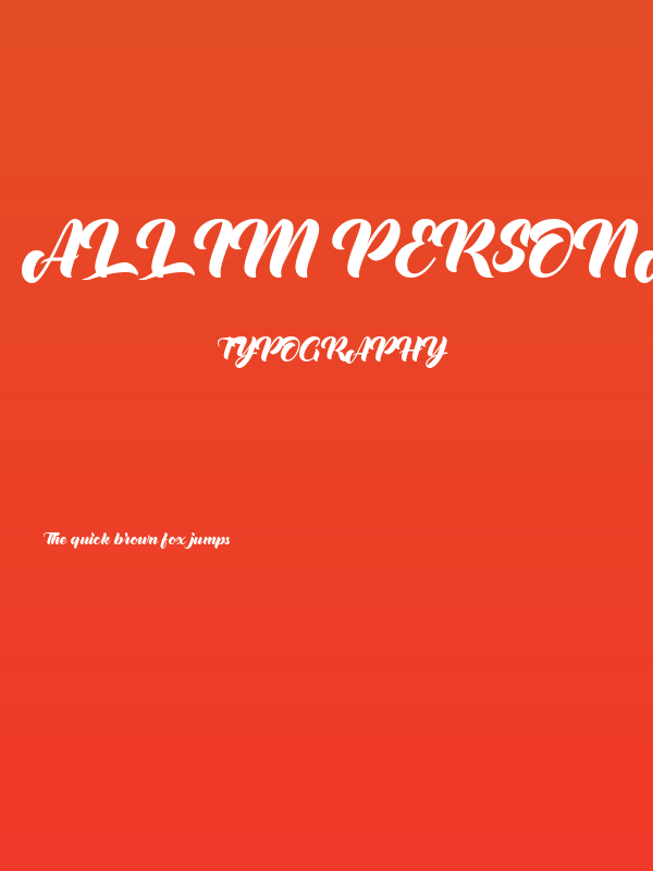 allim Personal Use Only Poster