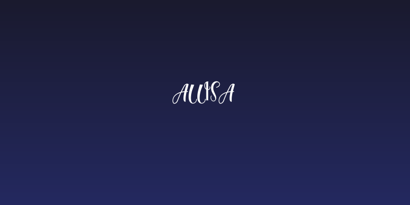 allisa Social Header