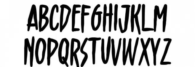 alltoz Font UPPERCASE