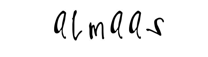 almaas  フリーフォントのダウンロード