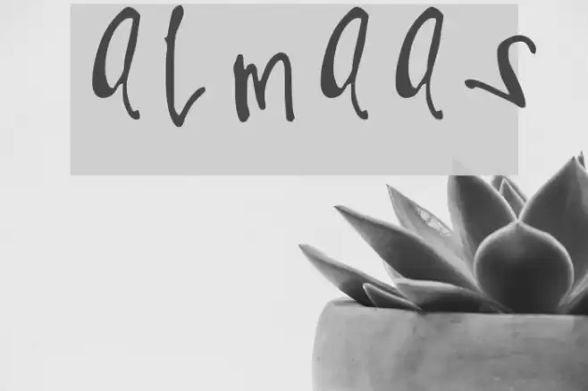 almaas Font examples
