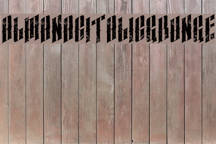 almanacitalicgrunge Example 1