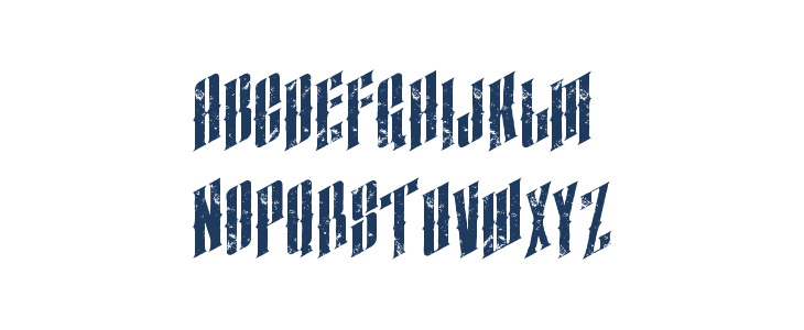 almanacitalicgrunge Lowercase